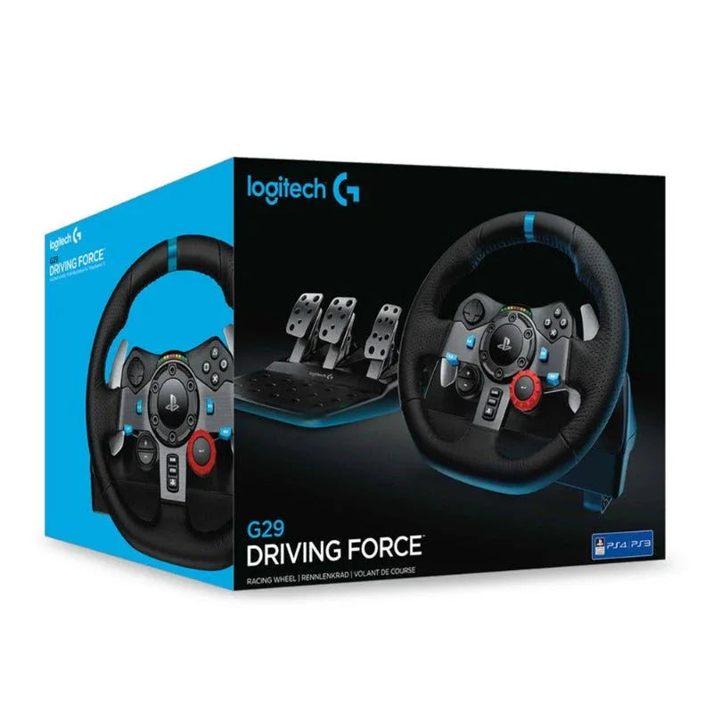 Logitech G29 Driving Force Racing Wheel for PS5/PS4 & PC - Tashqila Logitech G29 Driving Force Racing Wheel for PS5/PS4 & PC - Tashqila